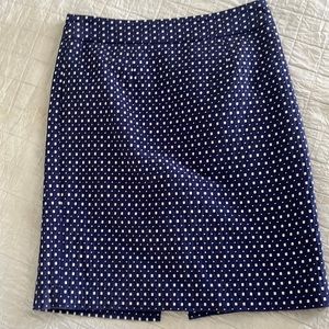Banana republic • blue & white pencil skirt • size 4